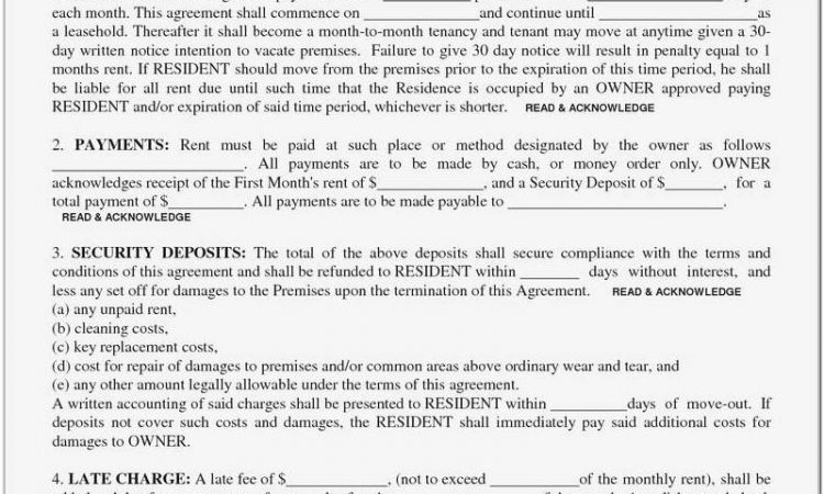 Blank Lease Agreement Ny