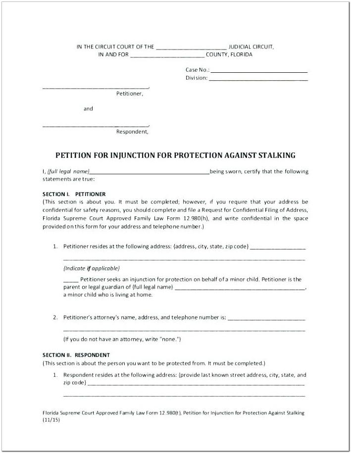 Blank Petition Template To Print