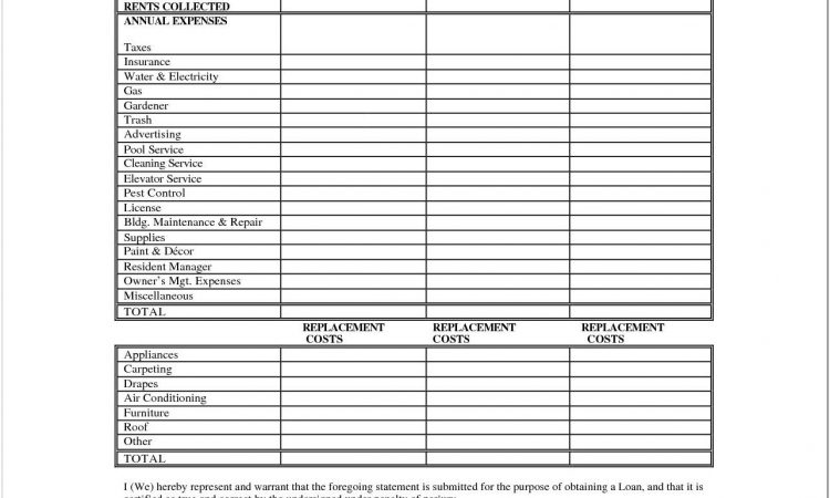 Blank Profit And Loss Form Free