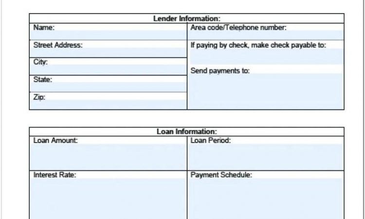 Blank Promissory Note Template