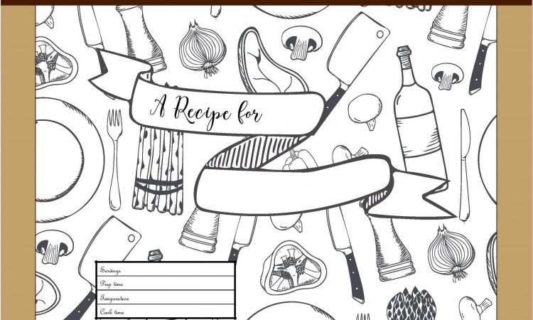 Blank Recipe Pages Template