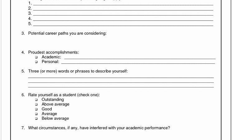 Blank Resume Template For Students