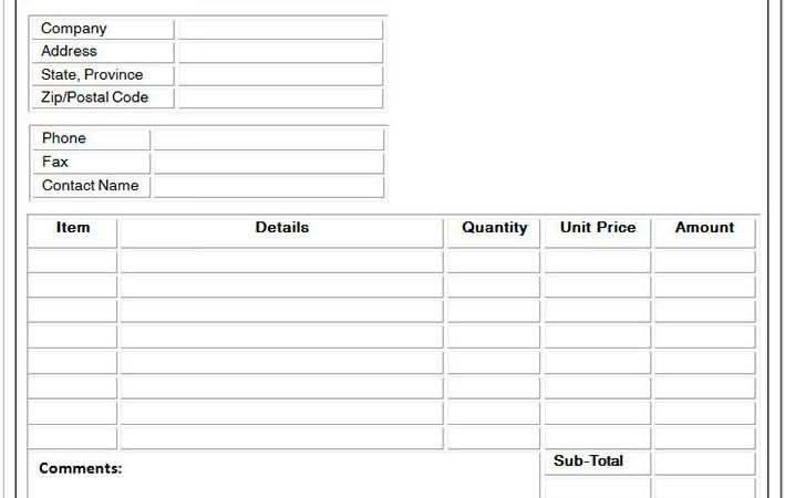 Blank Survey Template Pdf