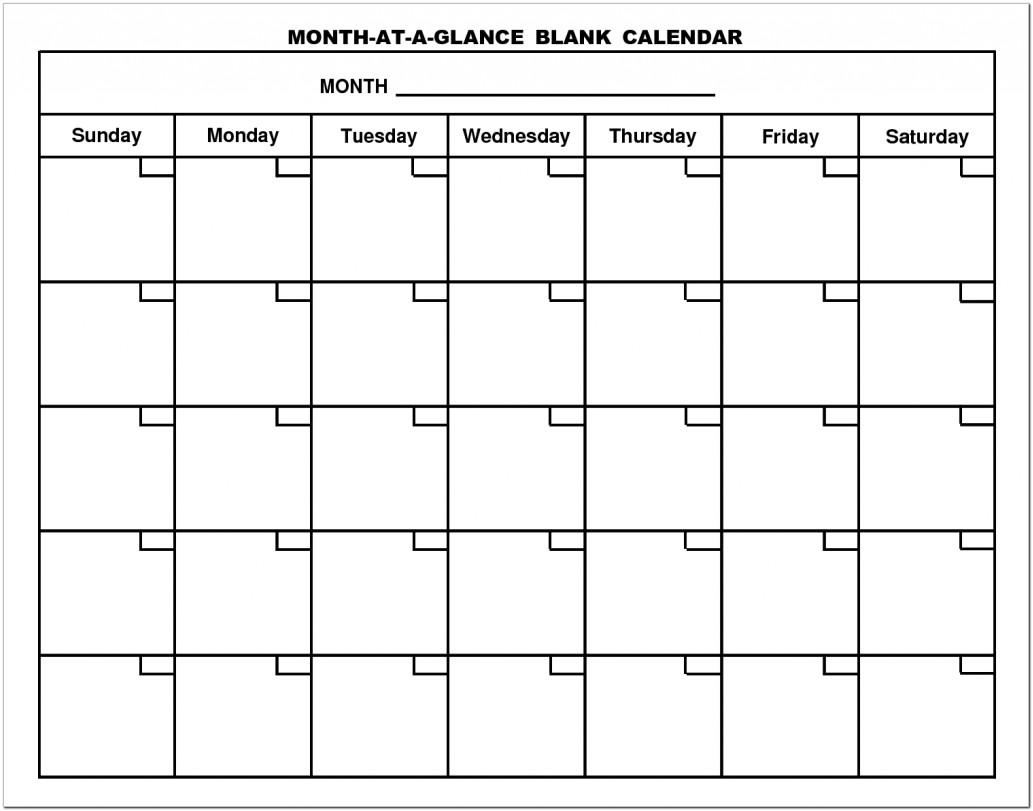 Blank Weekly Calendar Template Pdf