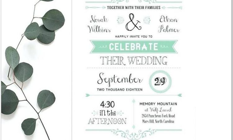 Blank Word Templates For Invitations