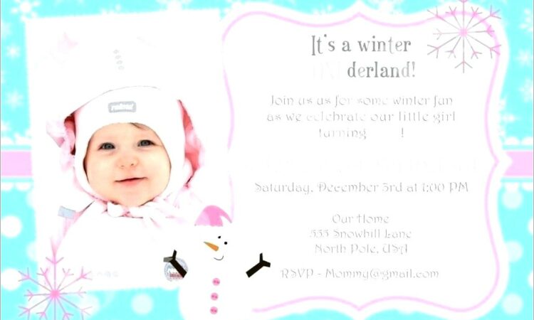 1st Birthday Invitation Wording For Baby Girl