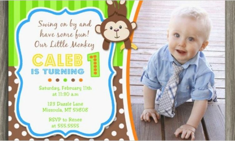 1st Birthday Invitations Boy Online Free