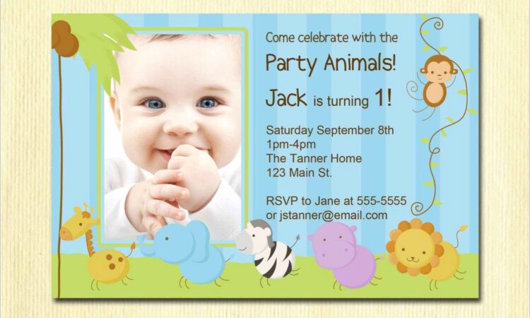 1st Birthday Invitations Boy Wording