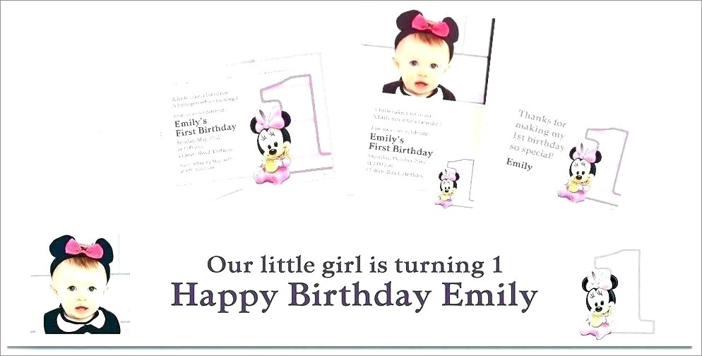 2nd Birthday Invitation Template For Girl