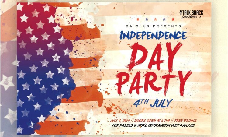 4th Of July Invitation Templates Free