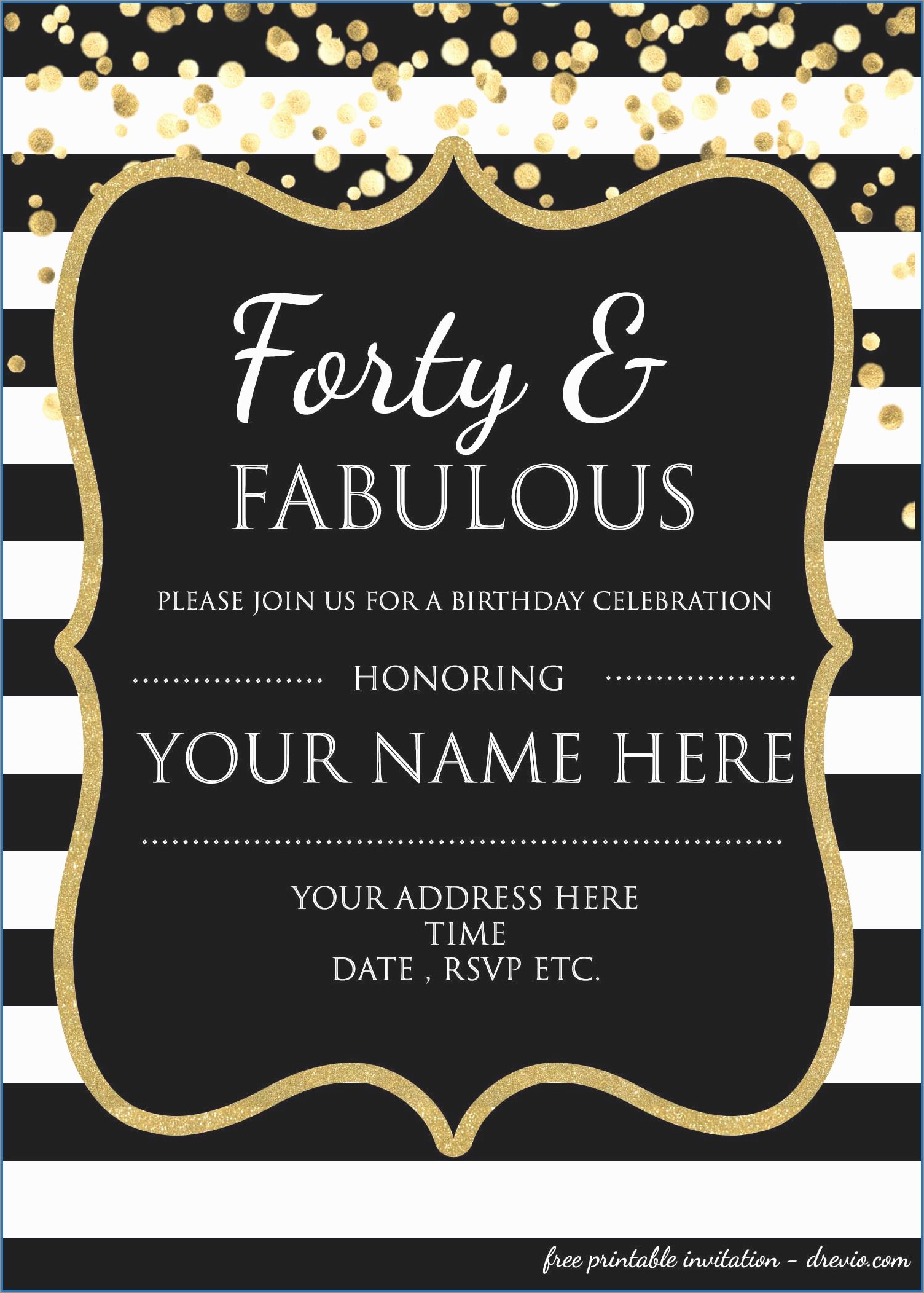 50 Shades Of Fabulous Invitations