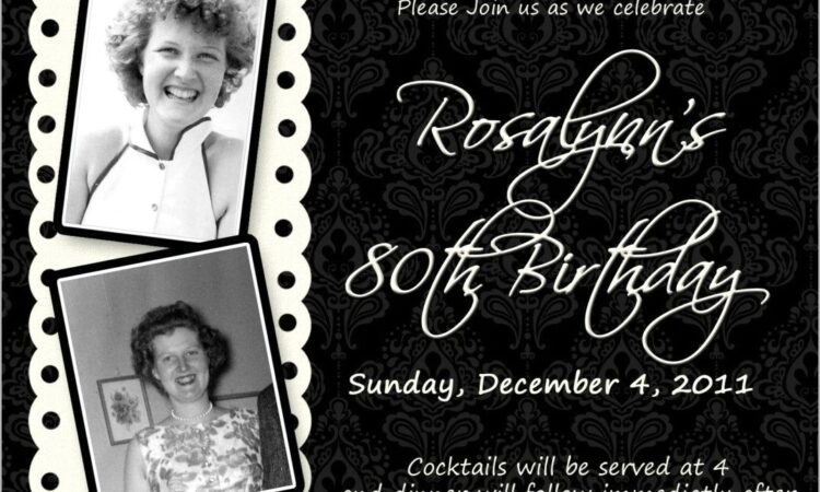 90th Birthday Invitations Ideas