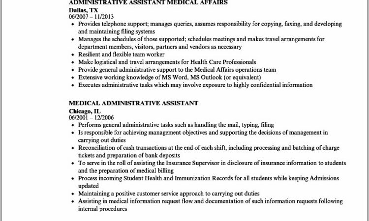 Administrative Assistant Resume Samples Free