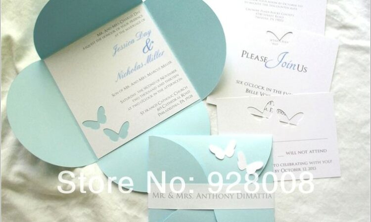 Baby Blue Wedding Invitations Uk