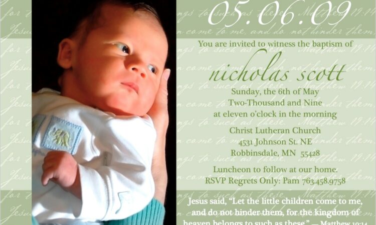 Baby Dedication Invitation Wording