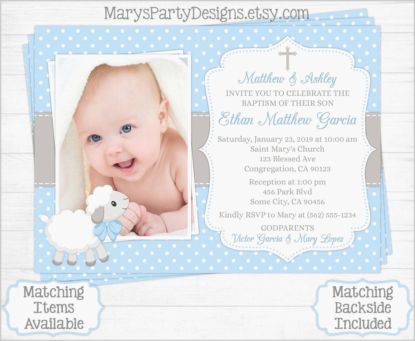 Baby Naming Ceremony Invitation Card Background