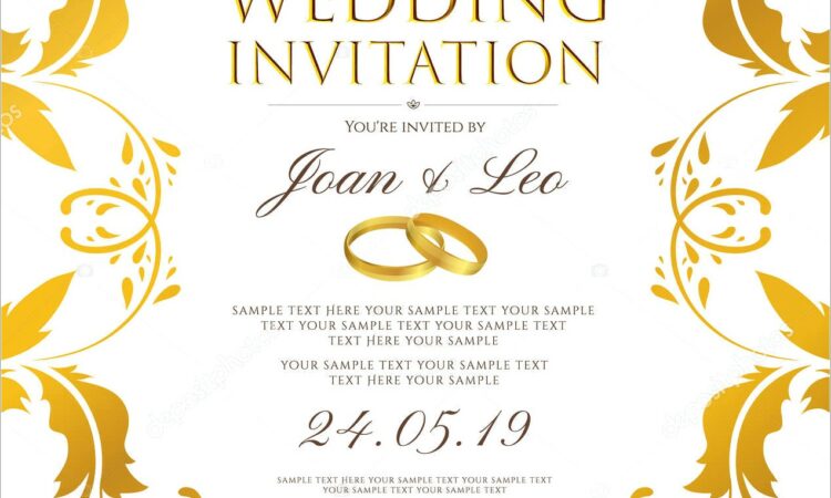 Background Invitation Design Template