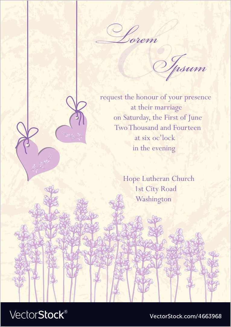Background Wedding Invitation Card