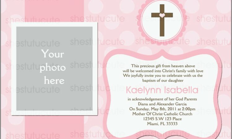 Baptism Invitation Boy Ideas