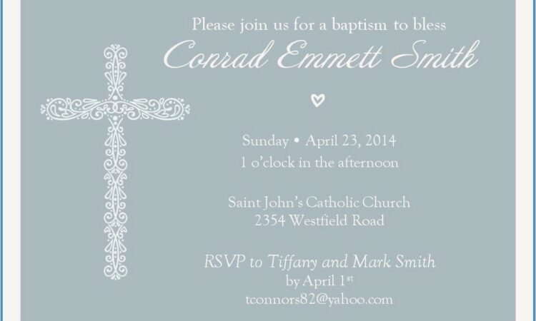 Baptism Invitation Card Ideas