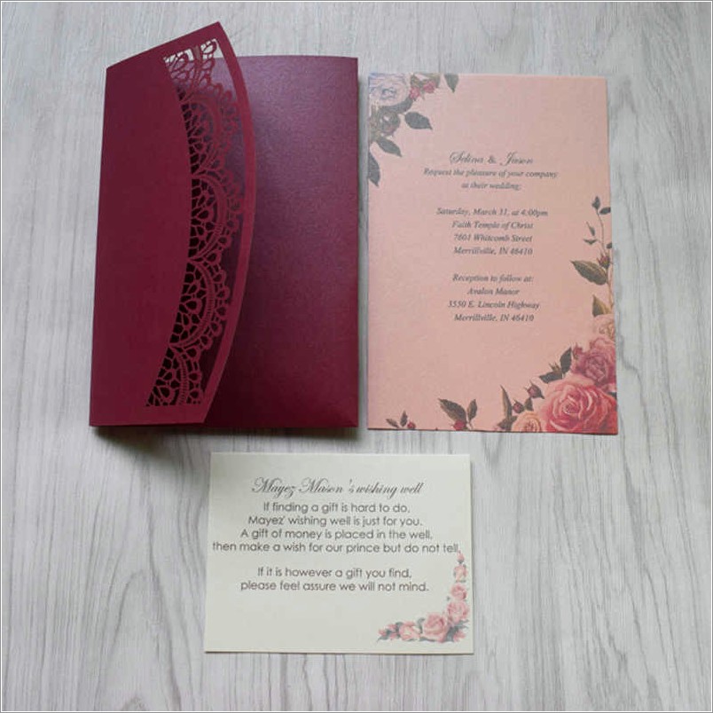 Baptism Invitations With Response Cards