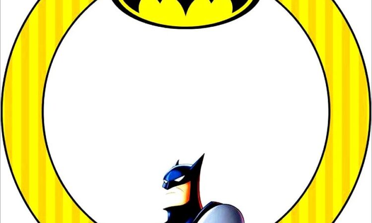 Batman Birthday Invitation Template