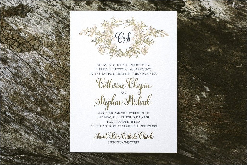 Bella Figura Wedding Invitations