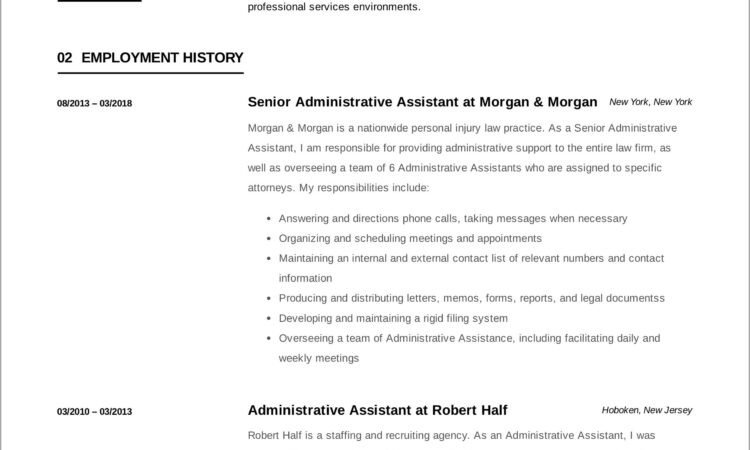 Best Executive Assistant Resume Examples