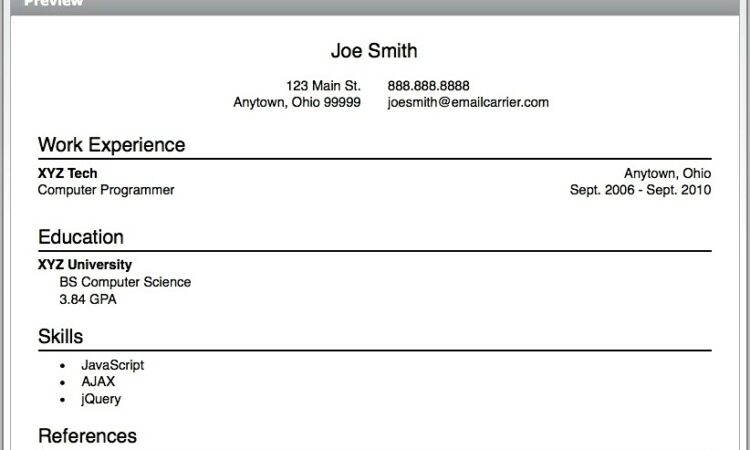 Best Resume Creator Online Free