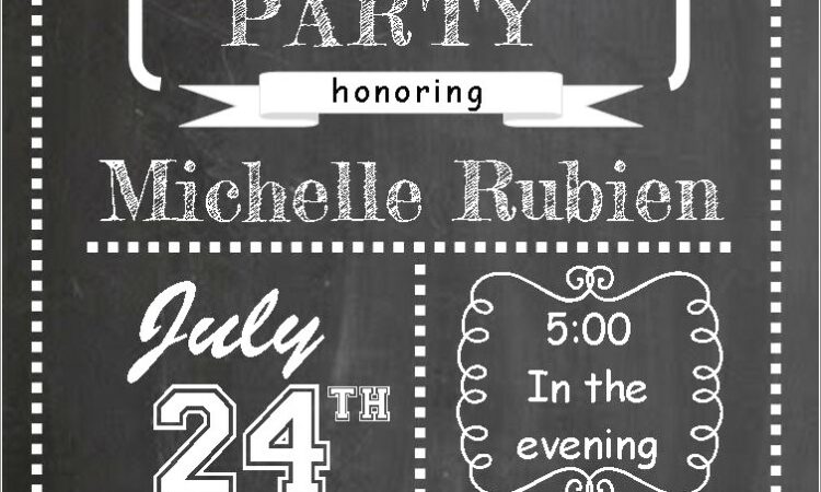 Birthday And Retirement Invitation Wording