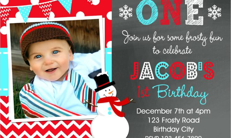 Birthday Invitation Templates For Boy