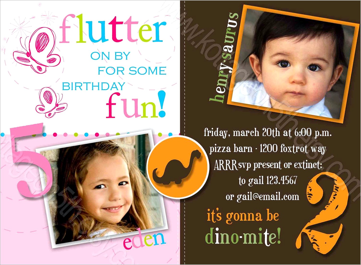 Birthday Invitation Wording For Siblings