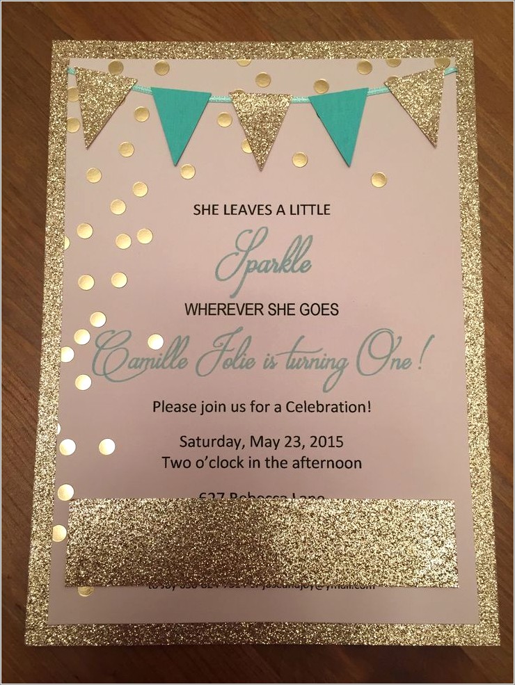 Birthday Invitations For Baby Girl 1st Birthday
