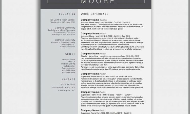 Blank Acting Resume To Fill Out