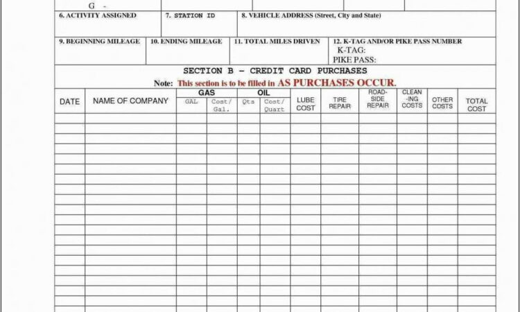 Boat Log Book Template