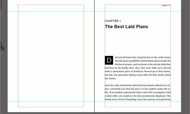 Book Design Layout Indesign