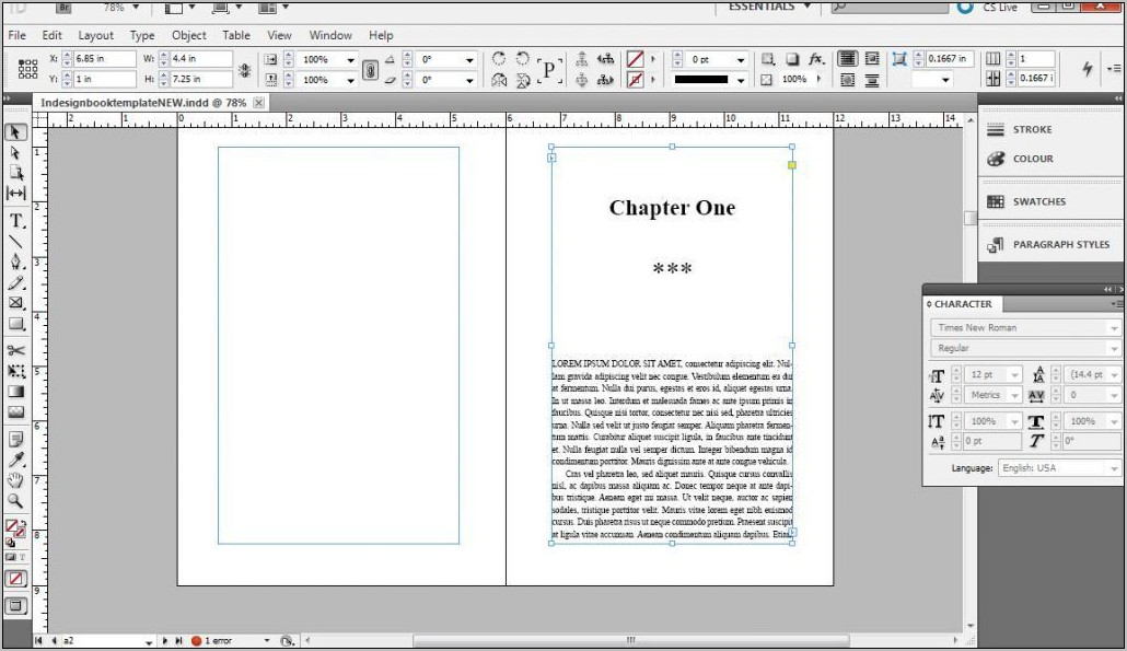 Book Layout Templates Indesign