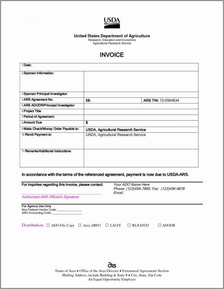Bookkeeping Invoice Template Free