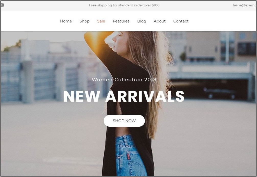 Bootstrap Ecommerce Template Free