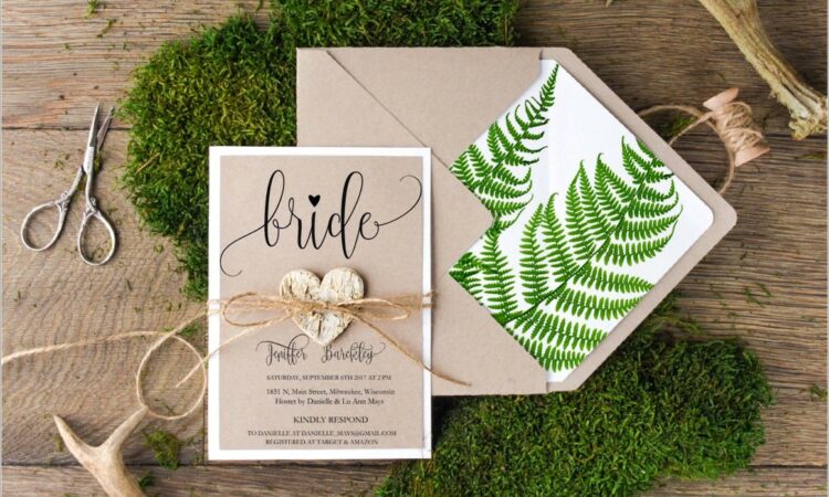 Botanical Wedding Invitations Uk