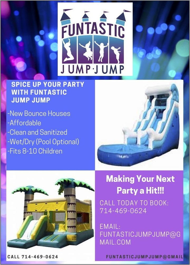 Bounce House Flyer Template