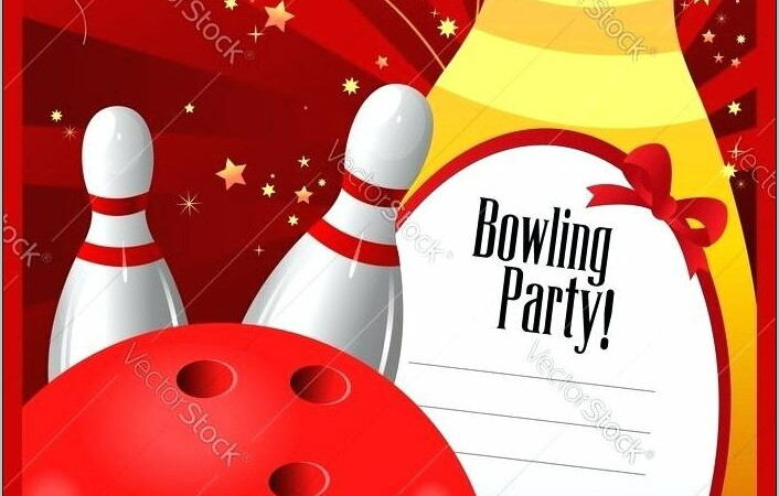 Bowling Flyers Templates Free