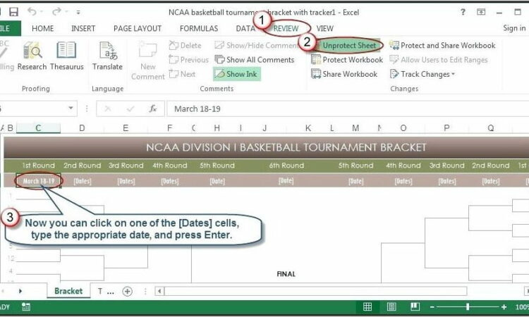 Bowling League Schedule Template