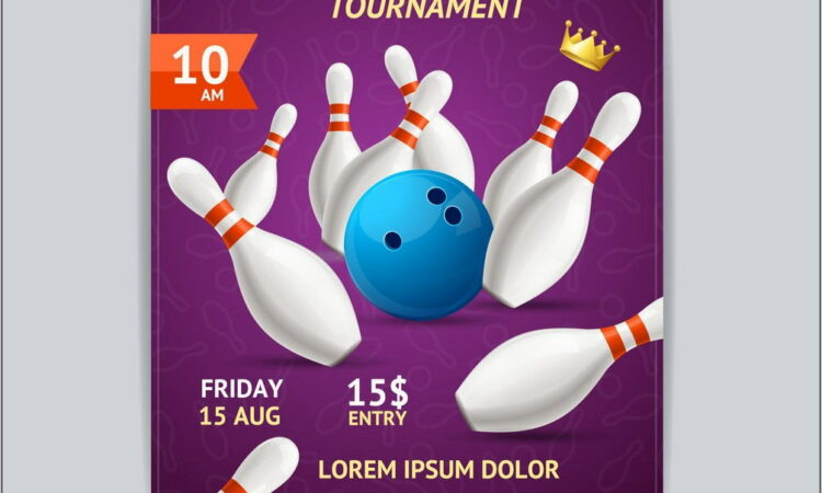 Bowling Tournament Invitation Template