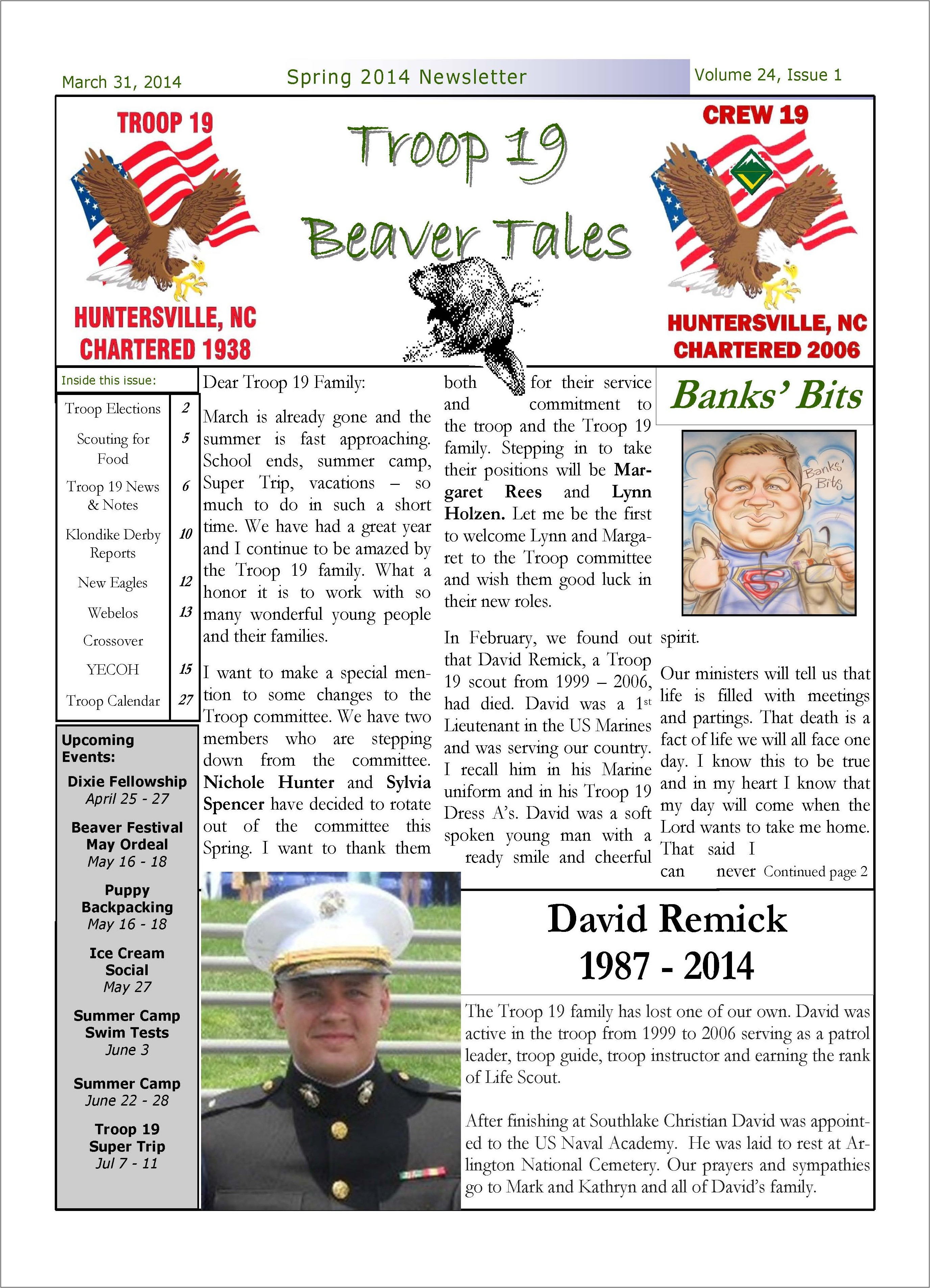 Boy Scout Newsletter Template