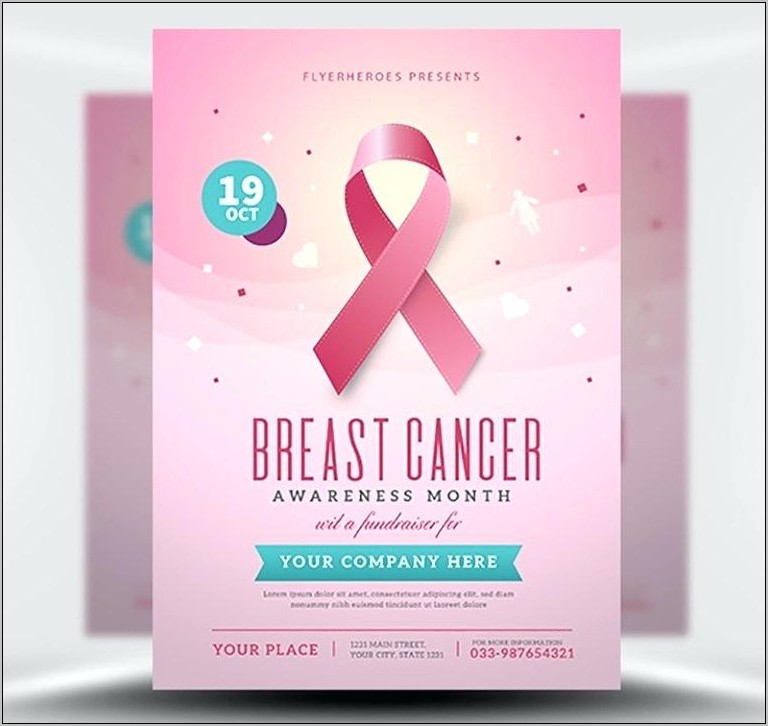 Breast Cancer Awareness Month Flyer Templates Free