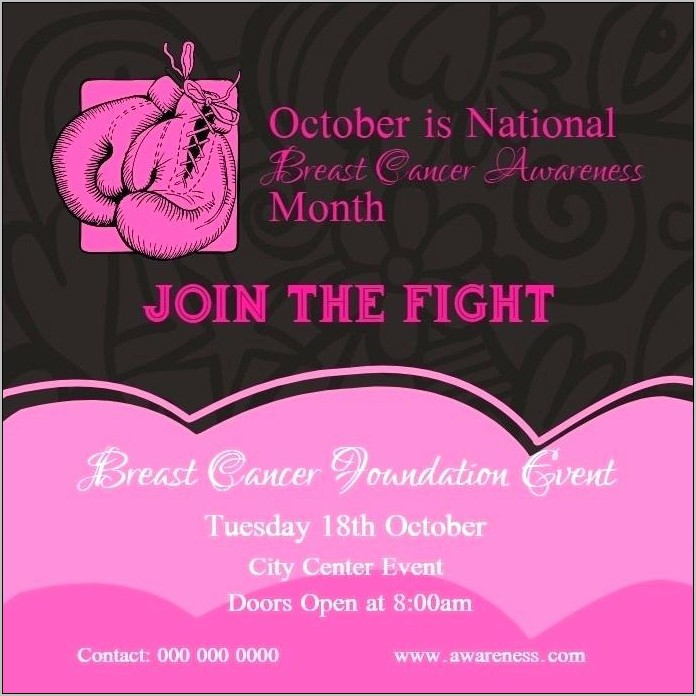 Breast Cancer Awareness Program Template
