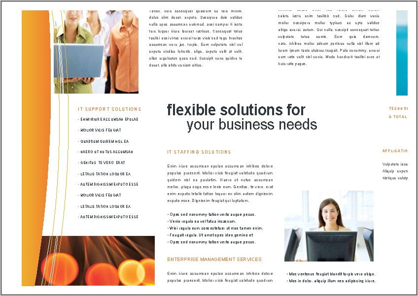 Brochure Templates For Microsoft Word