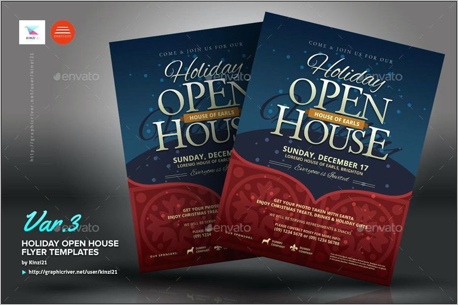 Broker Open House Flyer Template Free