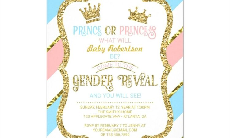 Buck Or Doe Gender Reveal Invitations Free